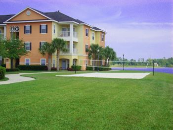 Beach volleyball court